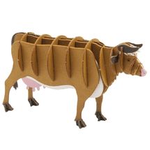 Modelo 3D de papel Vaca marron FRI-11715 Fridolin 1