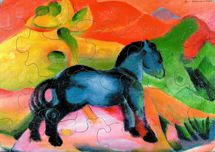 Caballo azul de Franz Marc K60-12 Puzzle Michèle Wilson 1