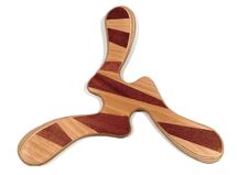 Boomerang adulto Yallingup - finition marqueterie W-YALLINGUP-M Wallaby Boomerangs 1