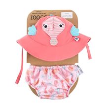 Maillot y gorra de caballito de mar (12-24M) EFK-122-010-024 Zoocchini 1