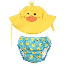Camisa y gorro de pato (3-6M) ZOO-122-010-004 Zoocchini 1