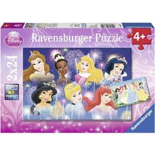 Puzzle Princesas Disney 2x24pcs RAV-08872 Ravensburger 1