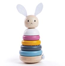 Conejo apilable de madera BJ-32001 Bigjigs Toys 1