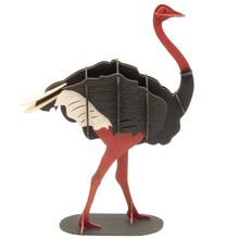 Modelo 3D de papel Avestruz FRI-11680 Fridolin 1
