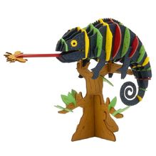 Modelo 3D de papel camaleón colorido FR-11738 Fridolin 1