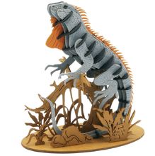 Modelo 3D de papel Lagarto FR-11744 Fridolin 1