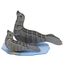 Modelo 3D de papel focas FR-11748 Fridolin 1