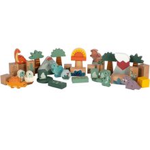 Bloques de construcción en madera Dino LE12621 Small foot company 1