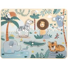 Puzzle de sonidos de animales Safari LE12755 Small Foot company 1