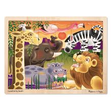 Puzzle de las llanuras africanas MD12937 Melissa & Doug 1