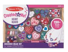 Juego de cuentas de madera Corazones pequeños MD14175 Melissa & Doug 1