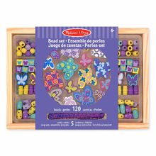 Juego de cuentas de madera de mariposa MD14179 Melissa & Doug 1