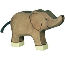 Pequeña figura de elefante HZ-80537 Holztiger 1