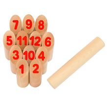 Juego de vikingos número KUBB GO56853-4416 Goki 1