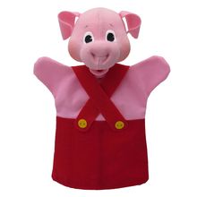 Marioneta del cerdito rojo MU-22653B Mú 1