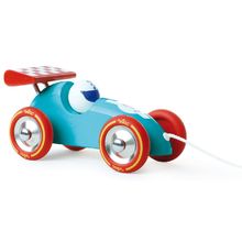 Coche de carreras turquesa y rojo V2309B Vilac 1
