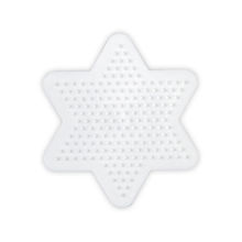 Plato pequeño estrella blanca plastico perlas Midi HAMA-270 Hama 1