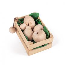 Caja de fruta pequeña de madera natural ER28232 Erzi 1