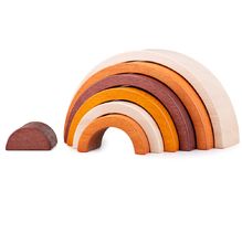 Juego Arco Iris de madera naturel BJ-33024 Bigjigs Toys 1