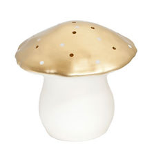 Lámpara de noche LED con forma de champiñón dorado EG-360637GO Egmont Toys 1