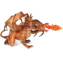Figura de dragón de dos cabezas de oro PA38938-2984 Papo 1