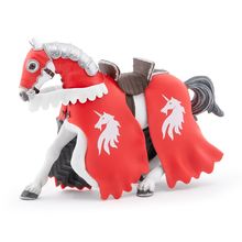 Figura Caballo Caballero Unicornio Rojo PA-39781 Papo 1