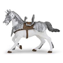 Figura de caballo blindado PA-39799 Papo 1