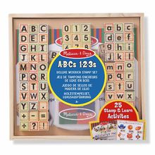 Almohadillas de tinta ABC 123 MD40118 Melissa & Doug 1