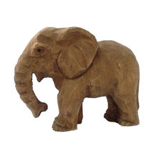 Figura cría de elefante en madera WU-40465 Wudimals 1