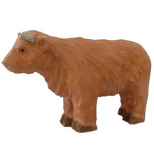 Figura vaca de las tierras altas en madera WU-40609 Wudimals 1