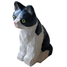 Figura gato en madera WU-40623 Wudimals 1