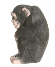 Figura Chimpancé en madera WU-40722 Wudimals 1