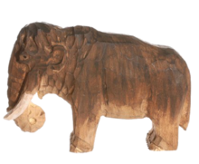 Figura Mamut en madera WU-40907 Wudimals 1