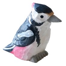 Figura pájaro carpintero en madera WU-41010 Wudimals 1