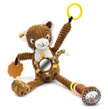 Peluche de actividad de viaje Speculos el tigre DE42130 Les Déglingos 1