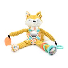 Peluche de actividad de viaje Cyranos el zorro DE42136 Les Déglingos 1
