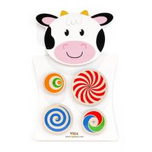 Panel de actividades de pared Vaca VG50677 Viga Toys 1