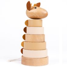 Léonie la jirafa apilable de madera EG511174 Egmont Toys 1