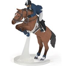 Figura de caballo y jinete de salto PA-51562 Papo 1