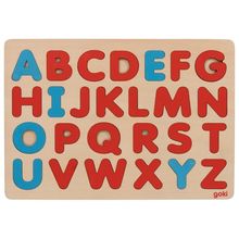 Rompecabezas del alfabeto, método Montessori GK57453 Goki 1