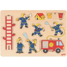 Puzzle de bomberos GK57471 Goki 1