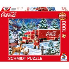 Puzzle Camión navideño de Coca Cola 1000 pzs S-57598 Schmidt Spiele 1