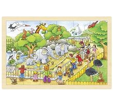 Puzzle Visita al zoo GK57808 Goki 1