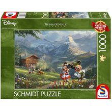 Puzzle Mickey y Minnie en los Alpes 1000 piezas S-59938 Schmidt Spiele 1