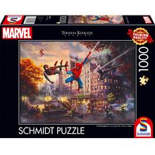 Puzzle Marvel Spider-Man y sus amigos 1000 piezas S-59957 Schmidt Spiele 1
