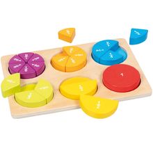 Fracciones para jugar y aprender GK59960 Goki 1