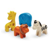 Figuras - 4 animales de la sabana PT6128 Plan Toys 1
