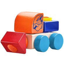 Camión de madera, con velcro 5 piezas SE62080 Selecta 1