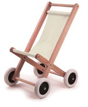 Silla de paseo de madera y tejido natural EG700157 Egmont Toys 1