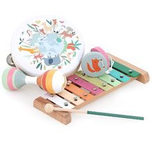 Juego de música animales del mundo Sarah Betz V7114 Vilac 1
